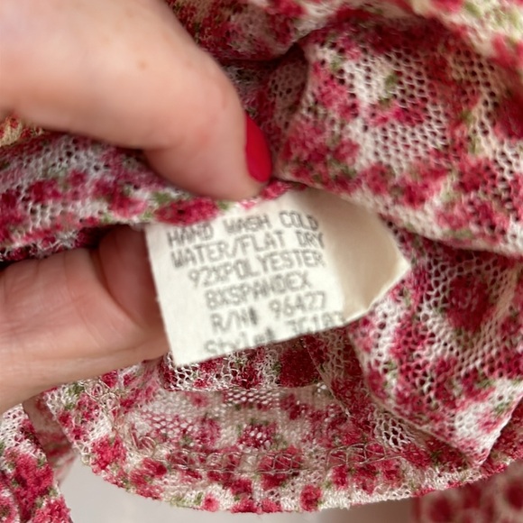 Bisou Bisou Y2K Floral Lace Set - Picture 7 of 9